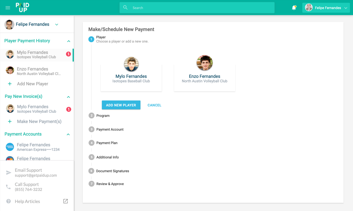 PaidUp Material Design Checkout